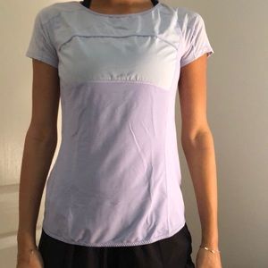 Lululemon lilac workout top